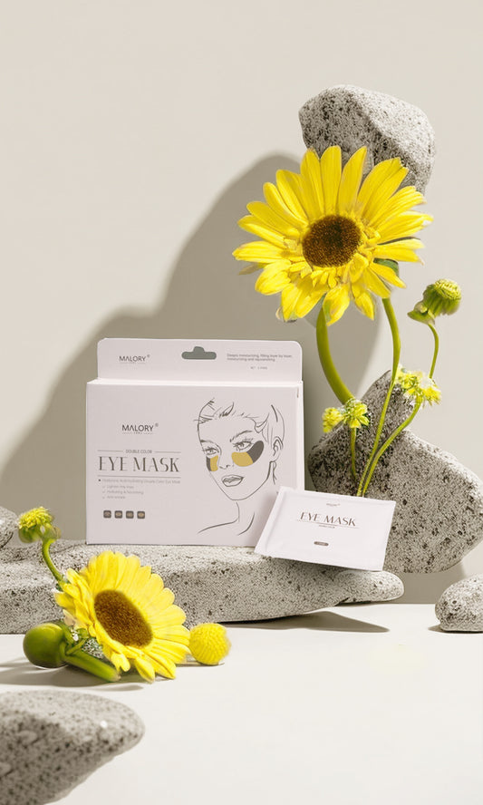 Malory Hyaluronic Acid Hydrating Double Color Eye Mask