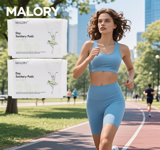 MALORY Ultra Thin Day Sanitary Pads with Wings