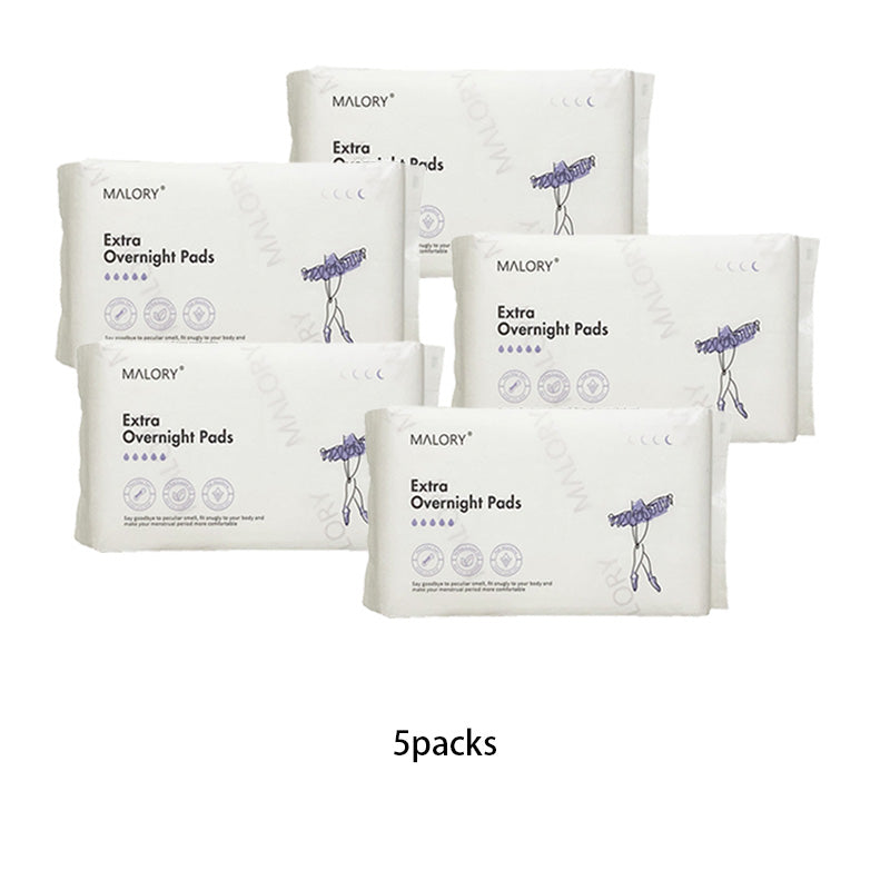 MALORY Extra Maxi Overnight Pads with Wings