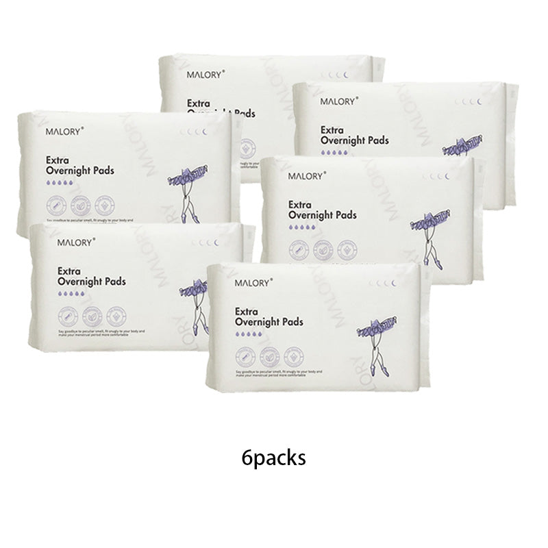 MALORY Extra Maxi Overnight Pads with Wings