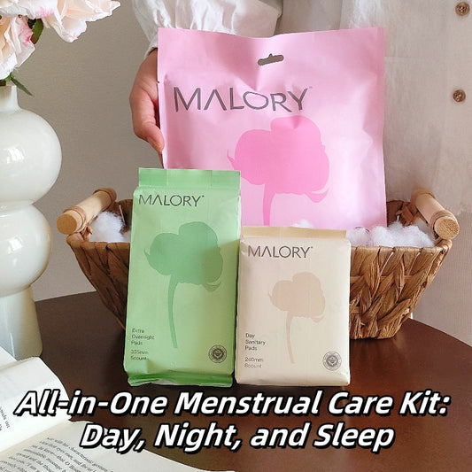MALORY New 7-Piece Sanitary Napkin Set — All-Day Comfort