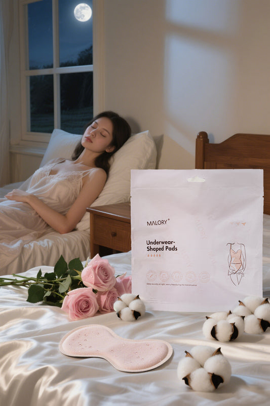 MALORY Organic Cotton Overnight Disposable Period Underwear