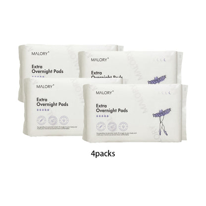 MALORY Extra Maxi Overnight Pads with Wings