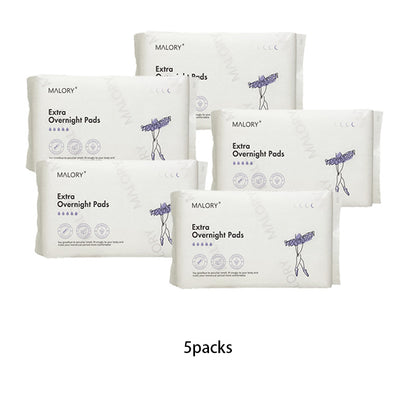 MALORY Extra Maxi Overnight Pads with Wings