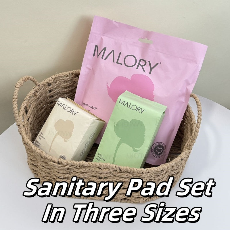 MALORY New 7-Piece Sanitary Napkin Set — All-Day Comfort
