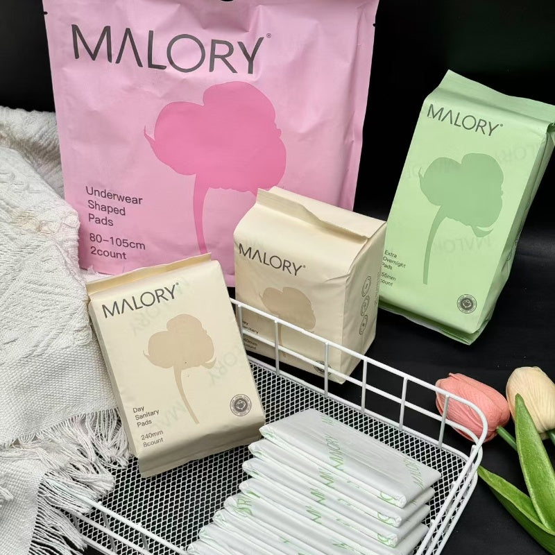 MALORY New 7-Piece Sanitary Napkin Set — All-Day Comfort