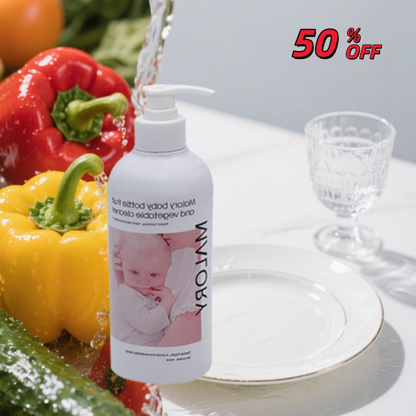 Malory tableware cleaner & vegetable cleaner