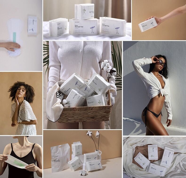 the display of the people who use malory sanitary pads